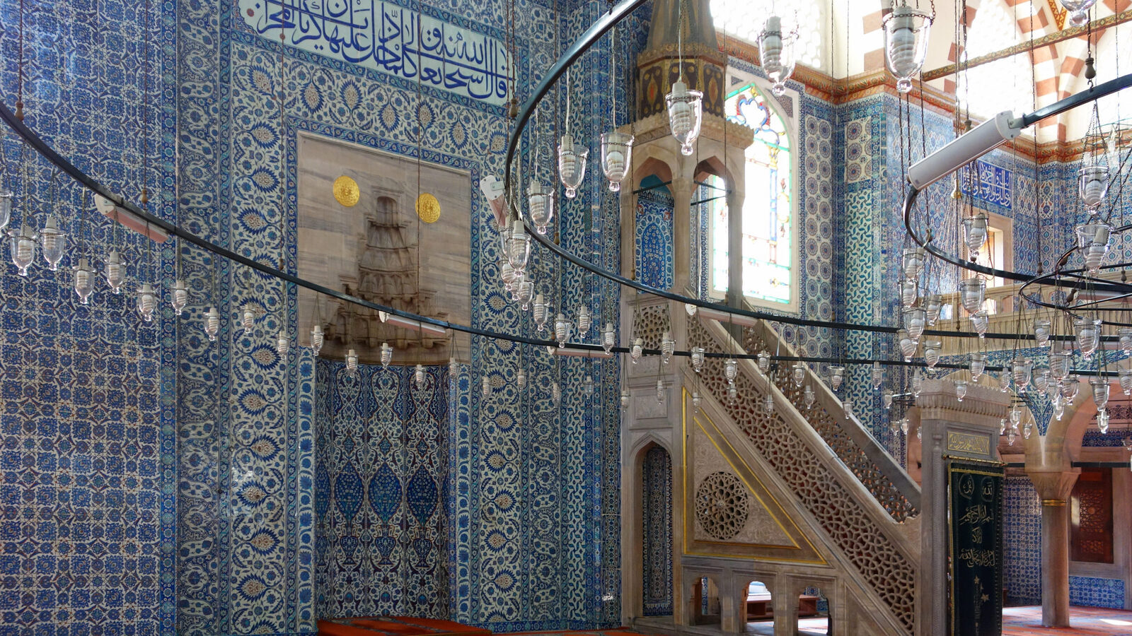 The exquisite İznik tilework of Rüstem Paşa Mosque, a hidden gem of Istanbul